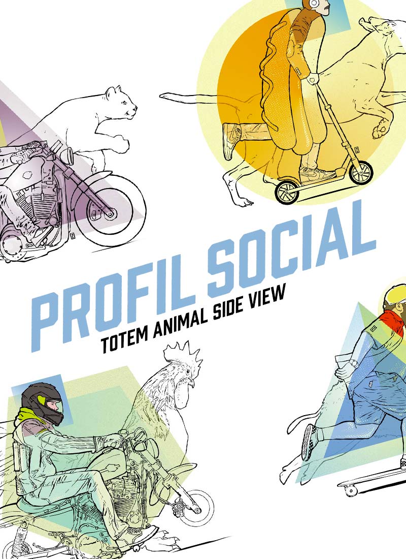 PROFIL SOCIAL Totem Animal side view