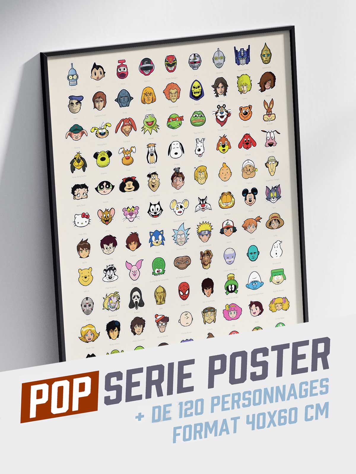 POP serie poster - STICKER PROJECT